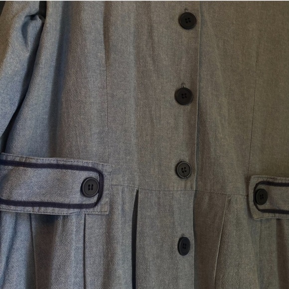 VTG Dress 8 Nautical Scholar Cottagecore Piratecore Little Women Coastal Witch - Picture 4 of 7